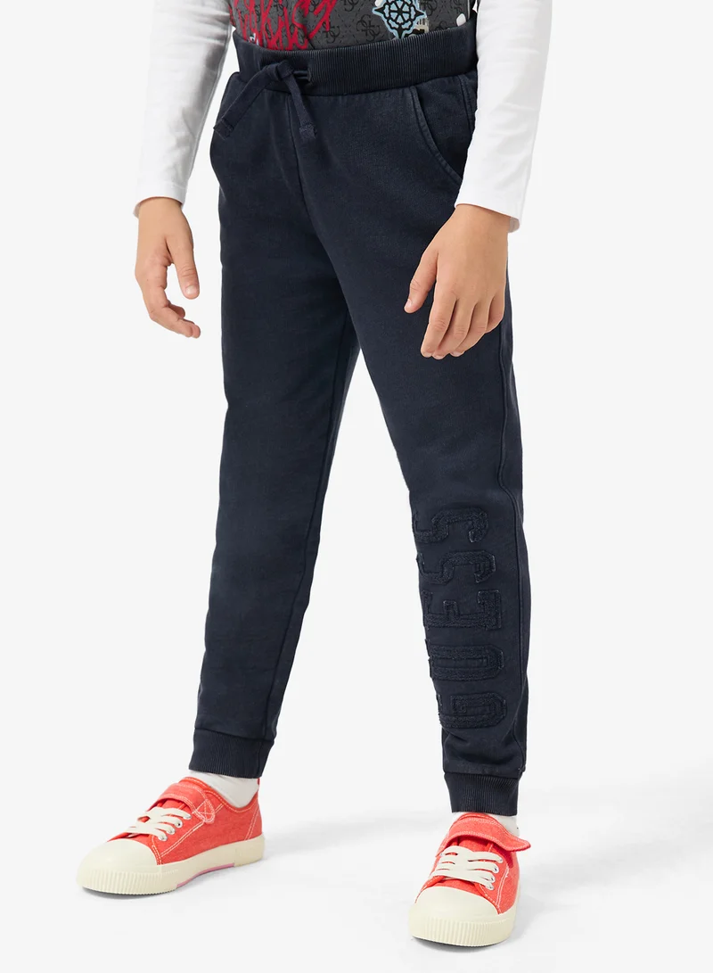 GUESS Kids French Terry Regular Fit Pants